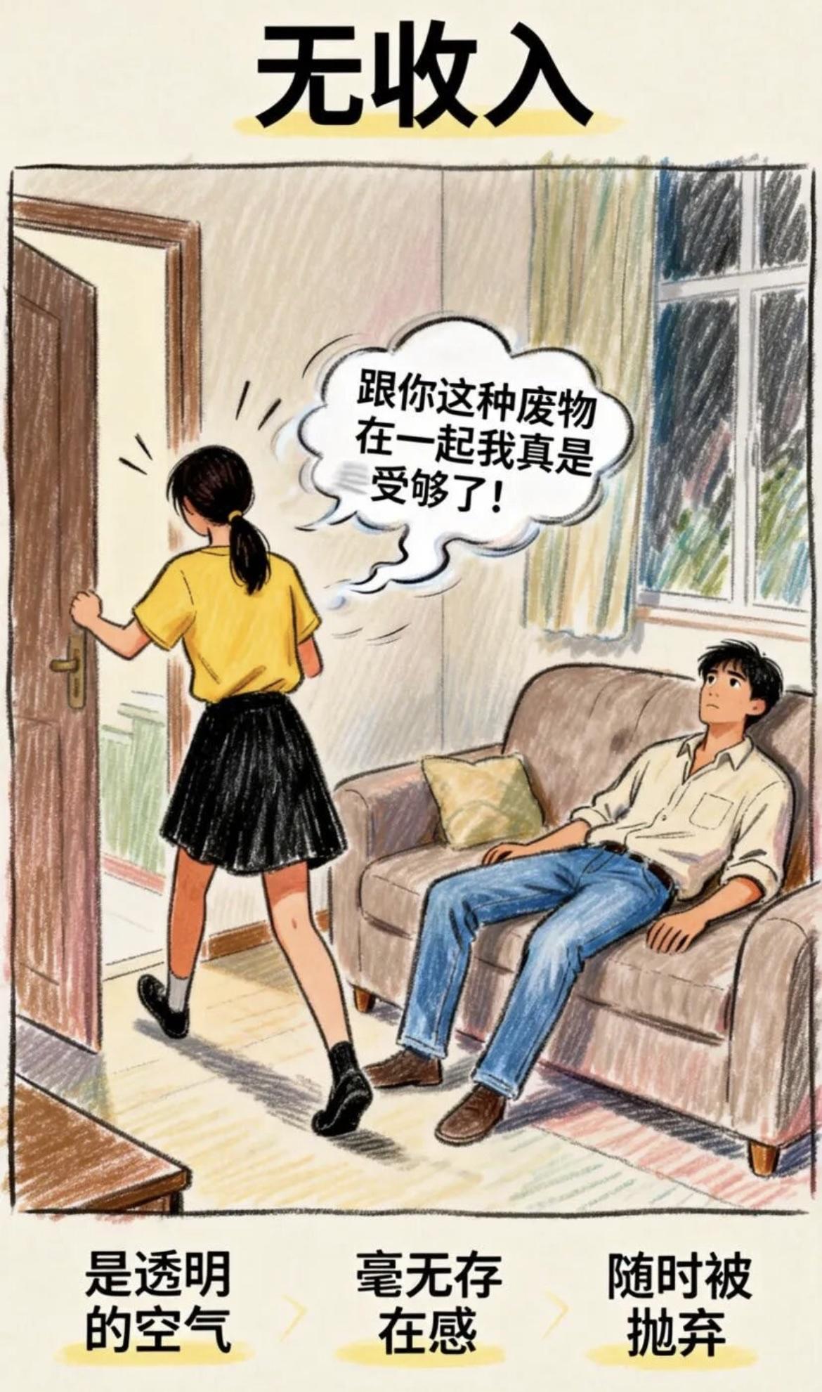 月薪0到10万，男人在家庭里的地位变化，看完我沉默了…

兄弟们，别不信，你每个