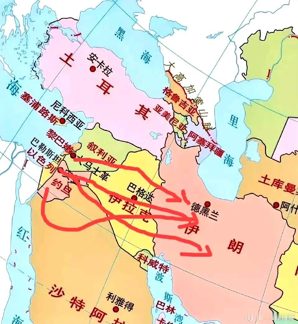 以色列袭击伊朗到底是谁为以色列开放了领空？

以色列空军出动100多架战机飞行2