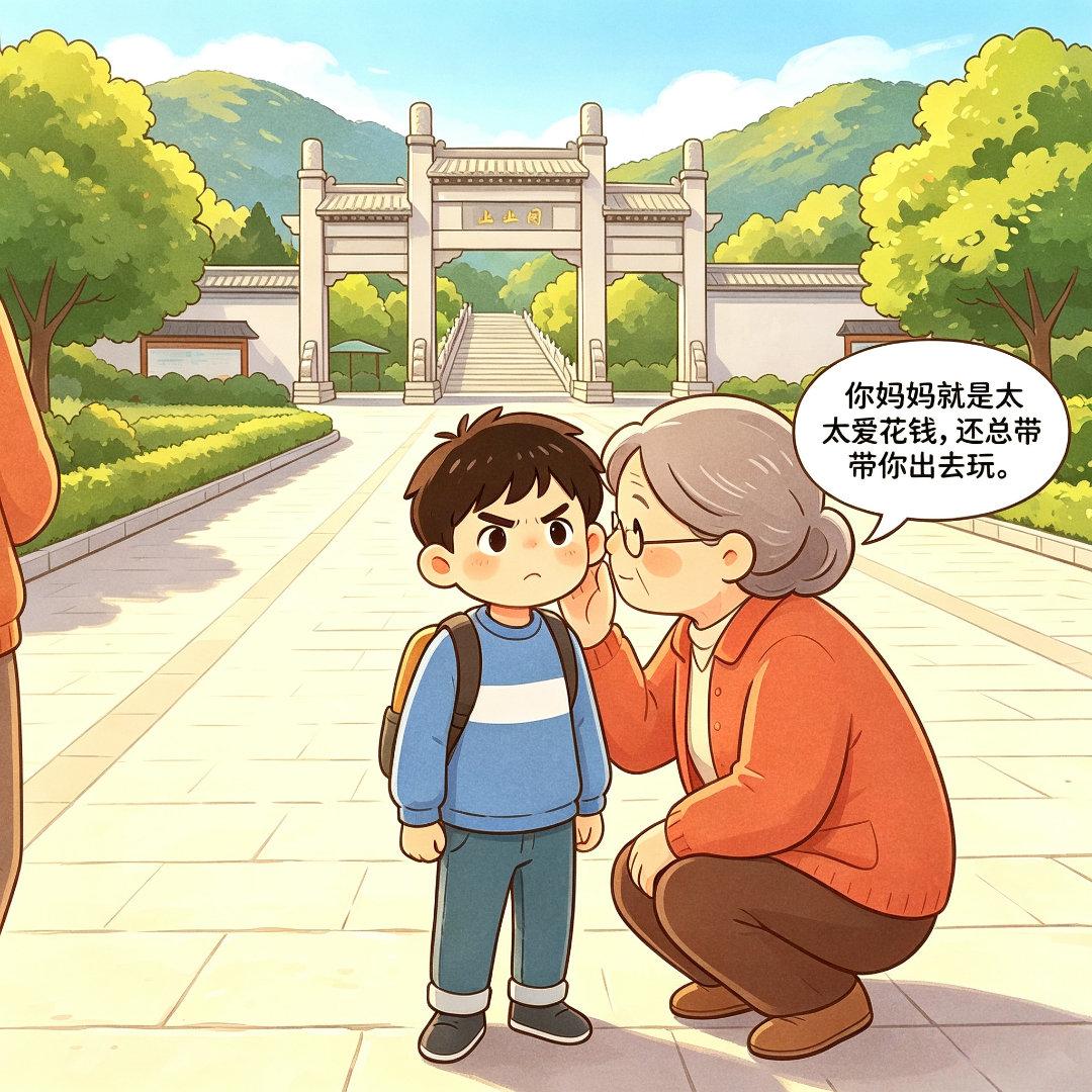 婆婆背后偷偷吐槽儿媳，不料被孙子当场回怼，三观太正了
 
近日一段暖心又解气的日