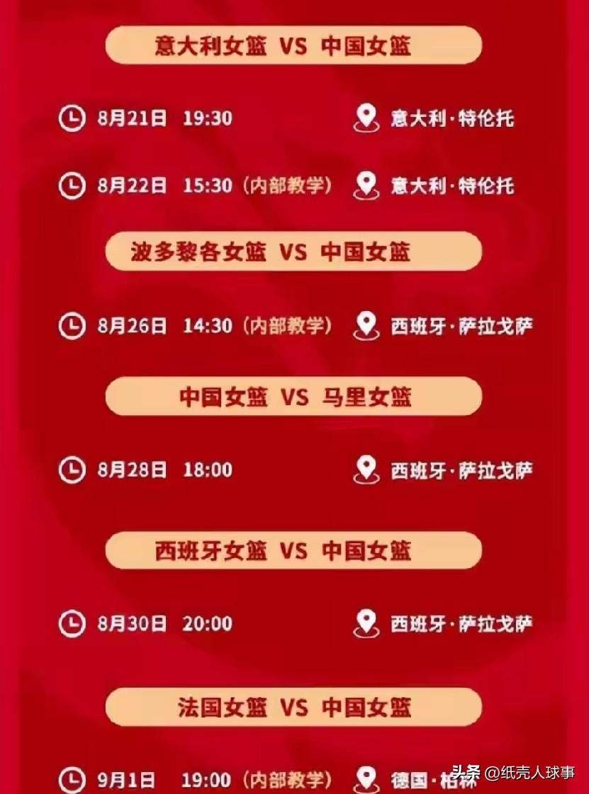 为什么选意大利女篮呢？继续雪藏两人是不错策略。
中国女篮即将开启奔赴欧洲，开启世