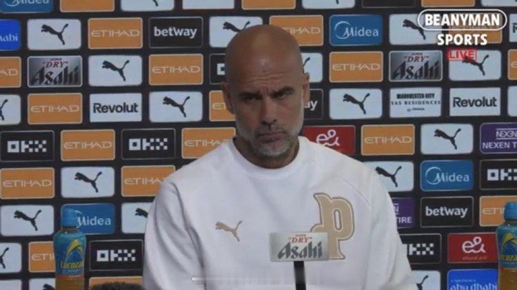 曼城vs阿森纳 瓜迪奥拉表示：有一个重要的方面我们和阿森纳没法比，他们已经22年