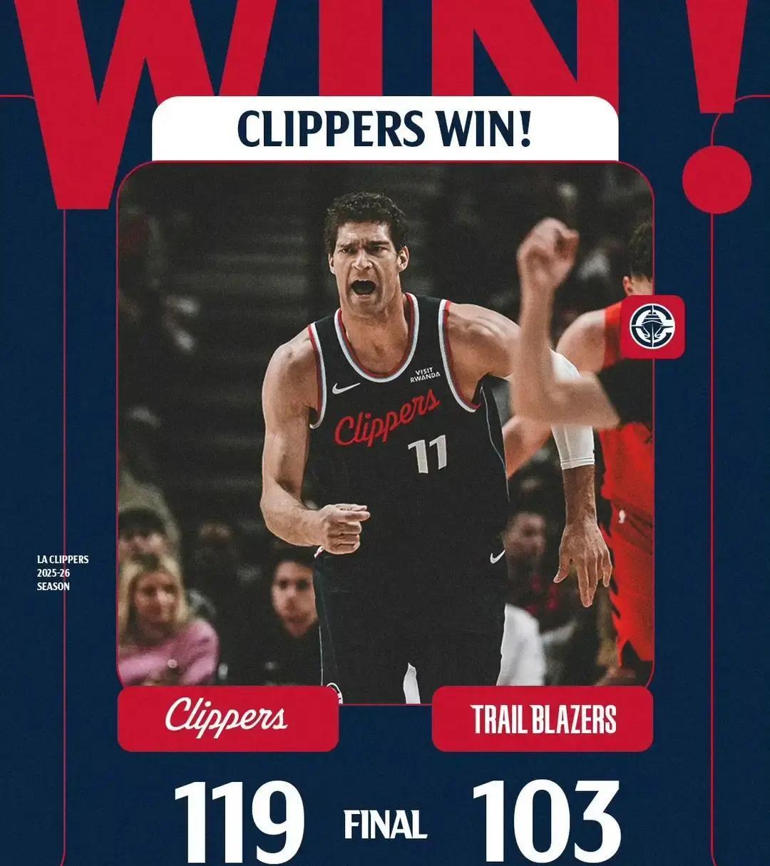 别被快船的三连胜骗了。
 
曼恩顶替威少首发的第3场，快船把对手得分压到105以