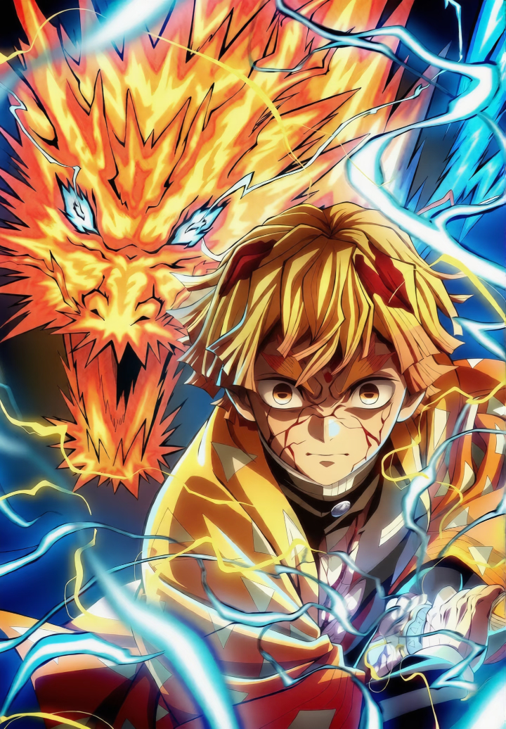 鬼灭之刃无限城篇剧场版第一章《猗窝座再袭》BD 新特典插图公开！尤其喜欢战损善逸