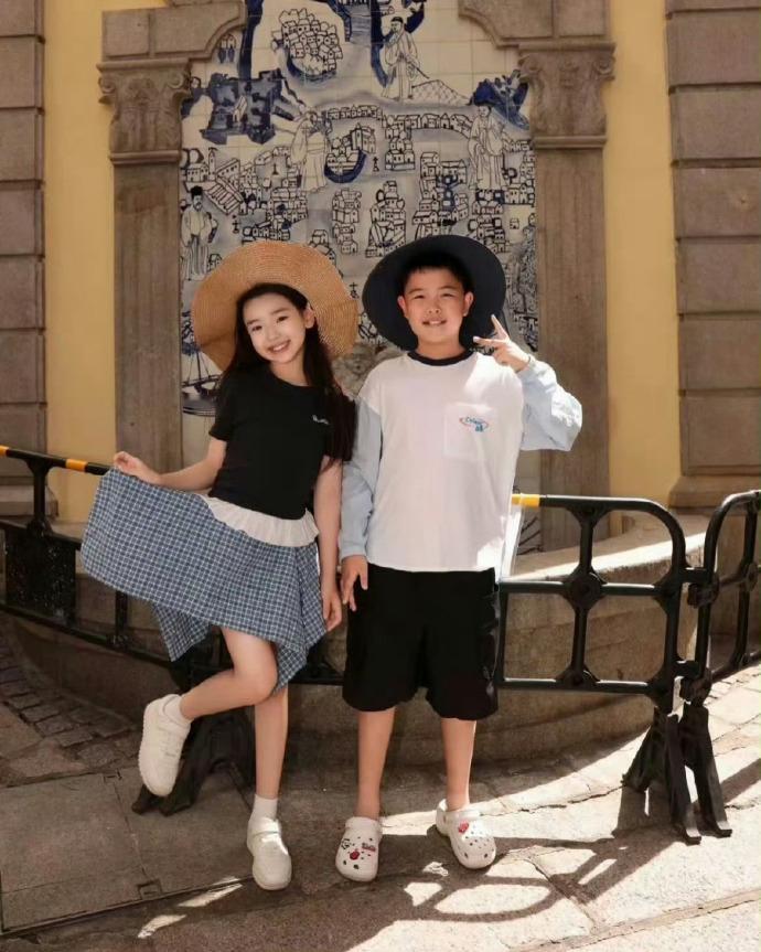 小酒窝朵朵又合作了 这对现实版青梅竹马真的把小说照进现实了！董璇女儿高舒乔（小酒