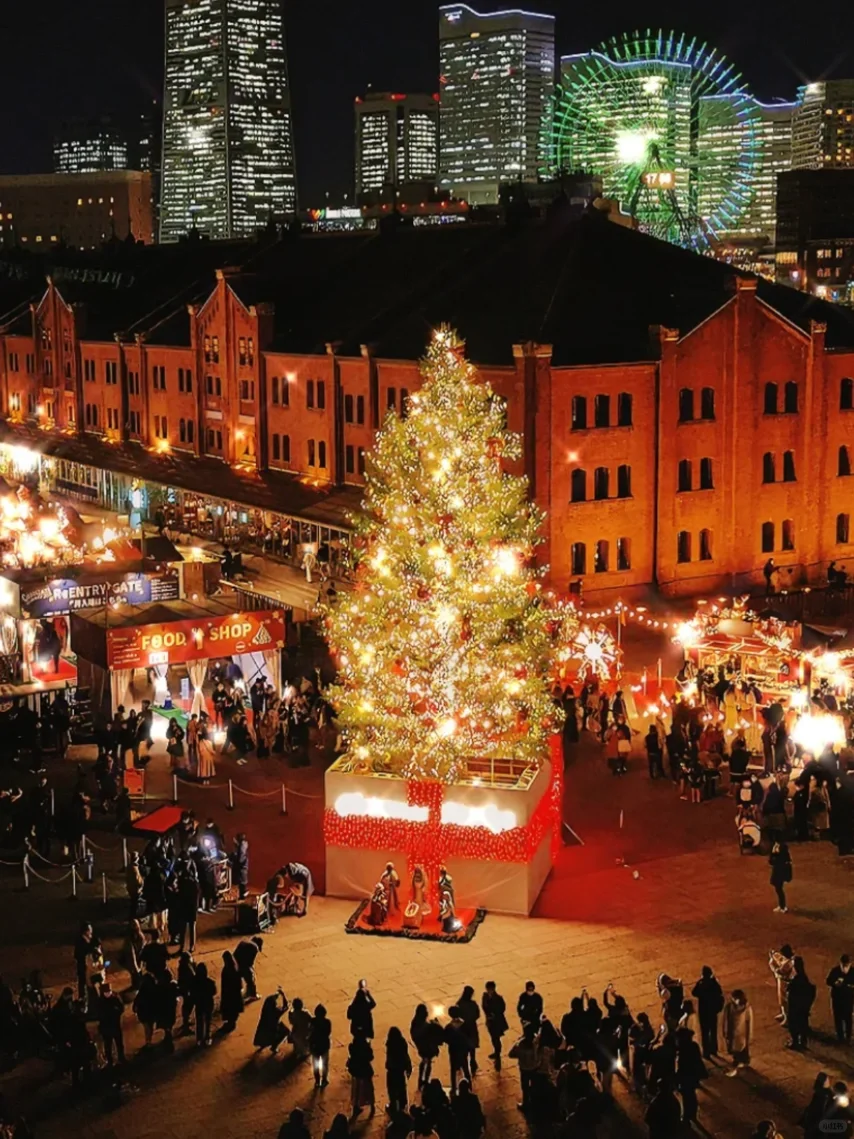 2024冬季敲浪漫的圣诞市集📍横滨红砖仓库🎄