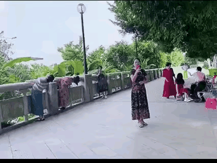 护栏这一摔，不只砸痛了大妈，更是吓坏了护栏承保商。
