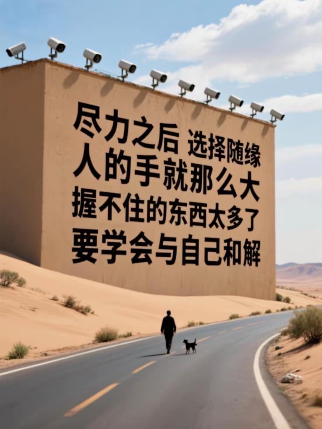 成年人尽力之后，选择随缘。人的手就那么大，握不住的东西太多了，要学会与自己和解。
