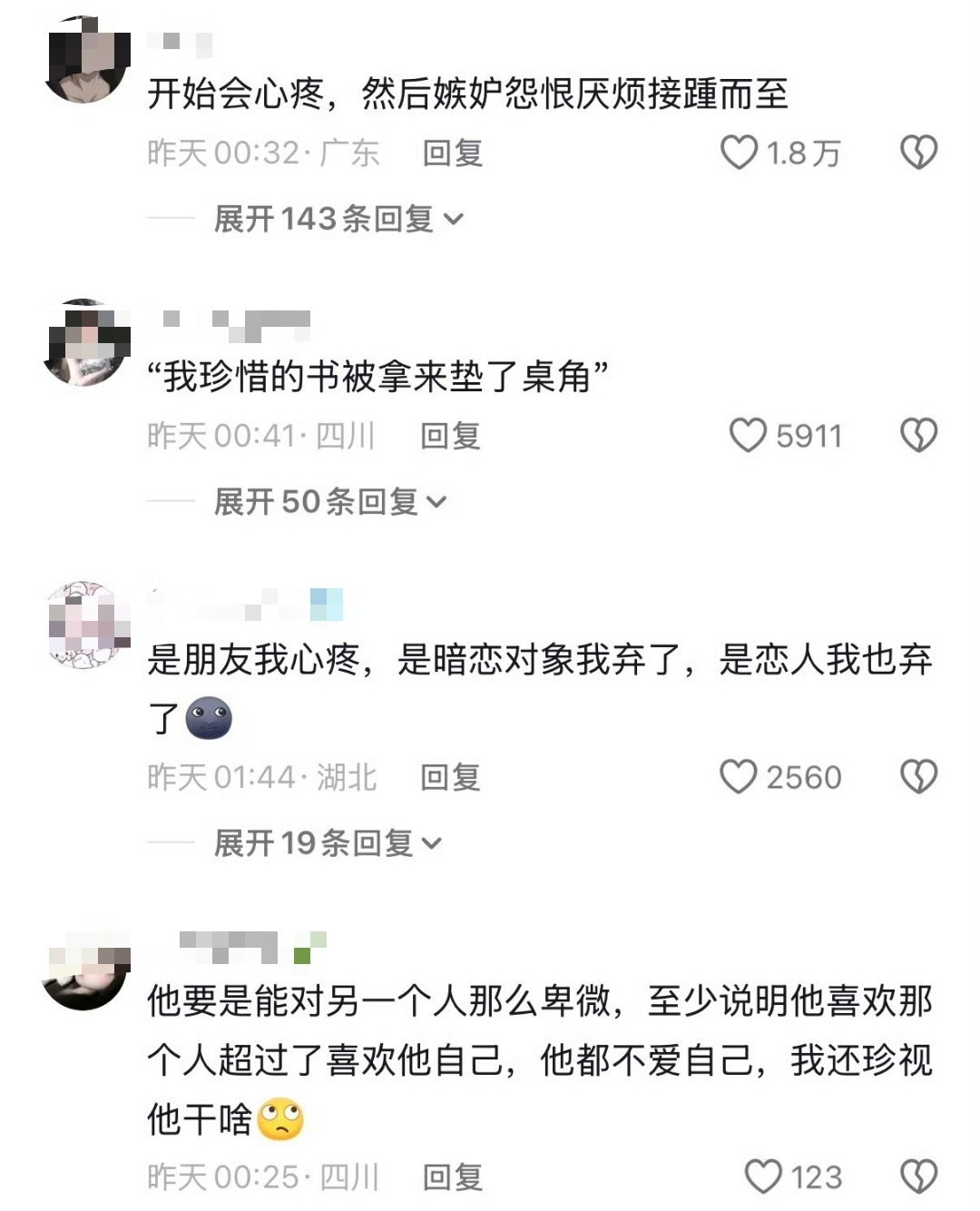 当你特别喜欢、捧在手心里的人，在别人面前却很卑微，你知道后的心情是？ ​​​