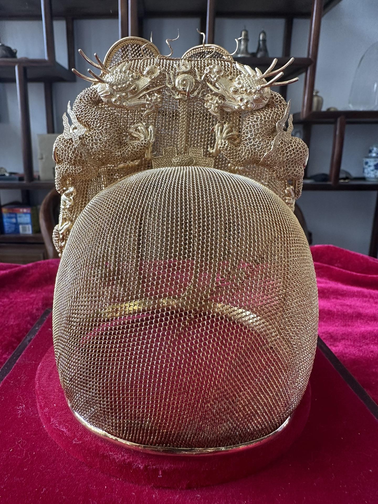 零距离接触金丝翼善冠，感受定陵同款