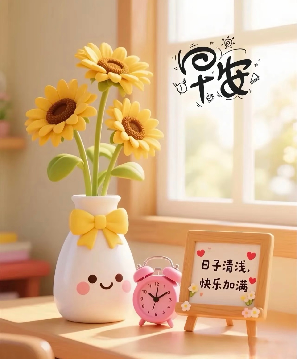 早安～新的一天用好心情迎接好事情，不负自己，不负生活，不负时光～