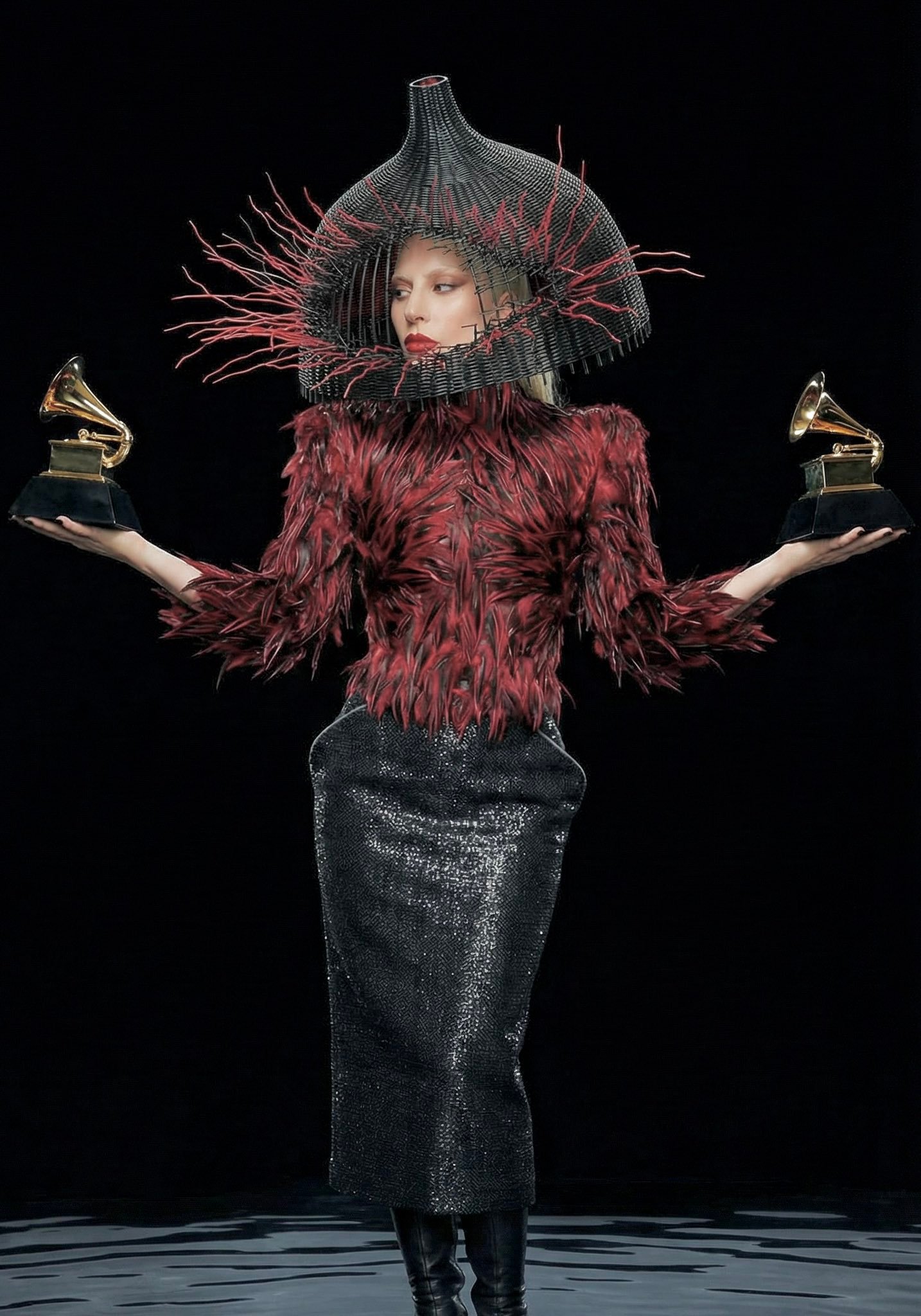 Lady Gaga in Alexander McQueenMOTHER MAY