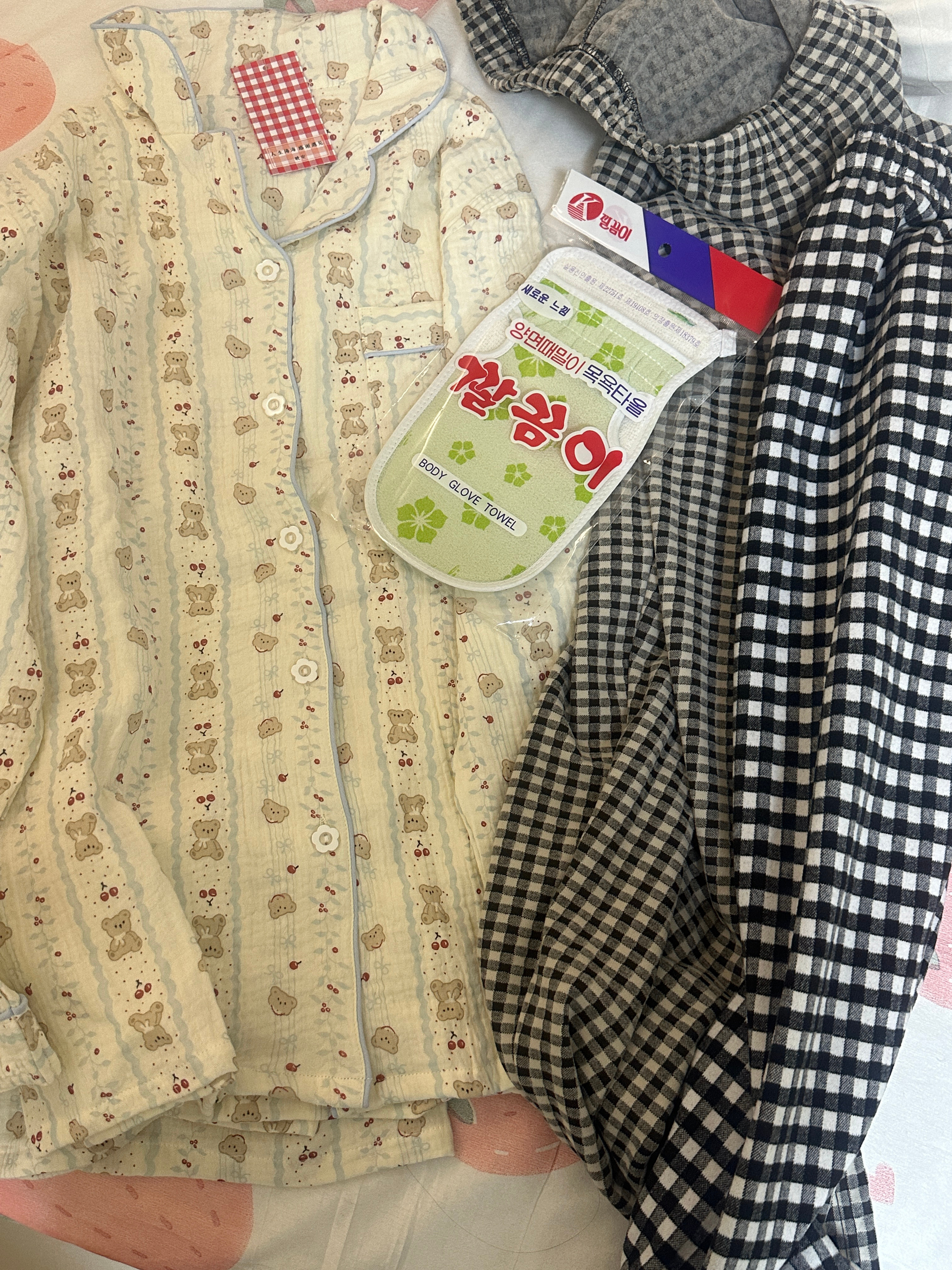 大家来延吉带什么回去我买了睡衣睡裤搓澡巾