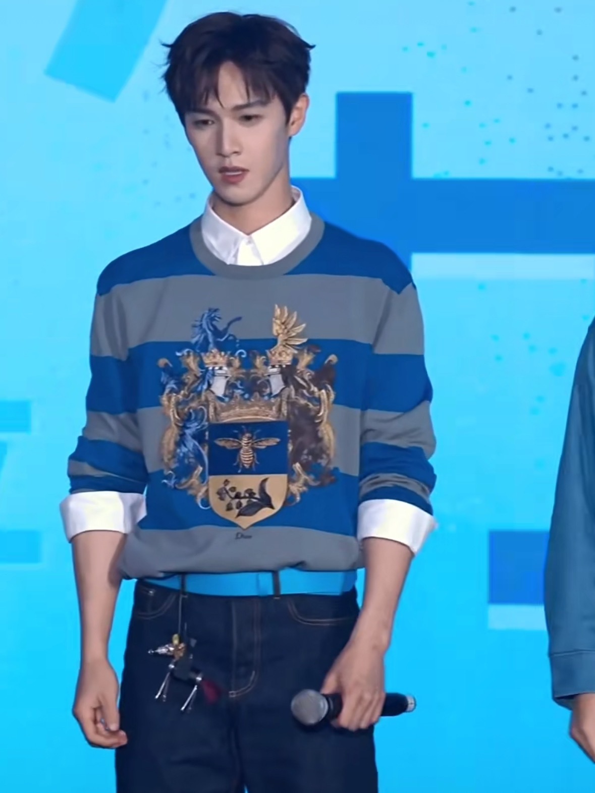 今天的跑男发布会直播截图生图，来看看状态：李昀锐  白鹿  范丞丞 