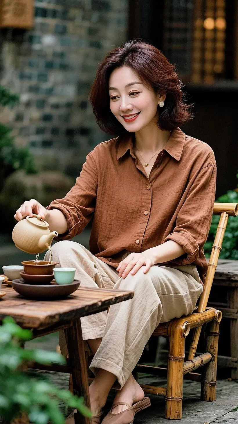 AI复古茶韵写真 ai创作 广告分成伙伴计划玩法达人