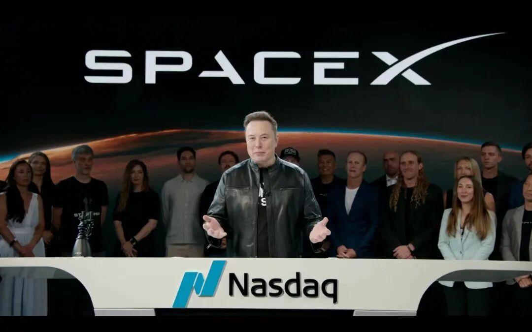 在美东时间2026年6月12日 SpaceX 上市的募股庆典上，马斯克并未前往纽