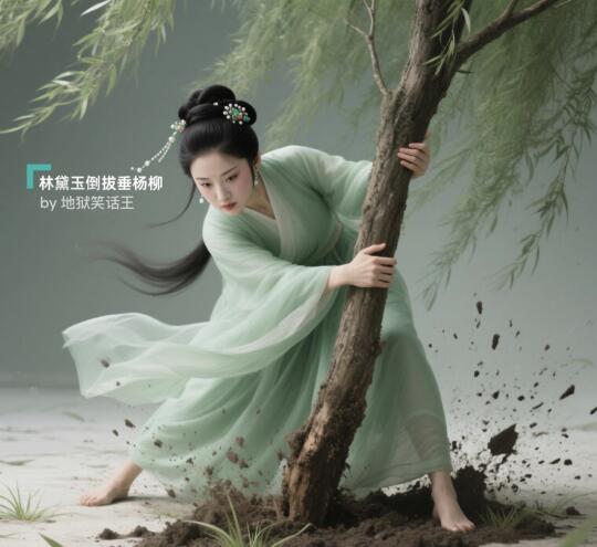 看我林黛玉倒拔垂杨柳！