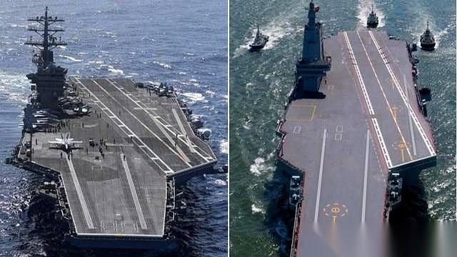 人家老美一个准将，掰着手指头算，说咱们的福建舰，飞机出动效率只有他们50年前“尼