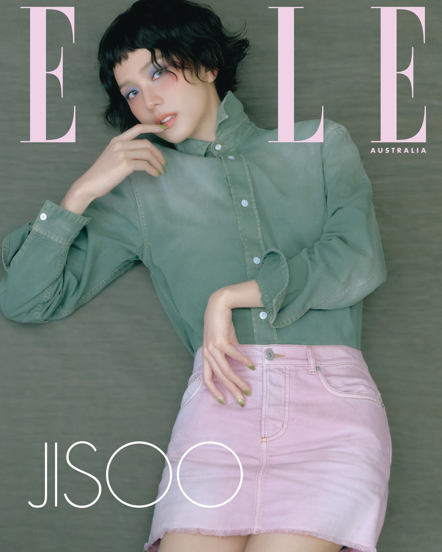 Jisoo 这组封面大片扫下的第九个版本 ！又成为了澳大利亚 ELLE 新一期电