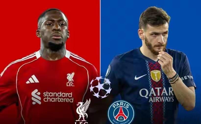 今夜03:00，欧冠1/4决赛次回合，利物浦主场迎战巴黎。首回合红军0-2落败，