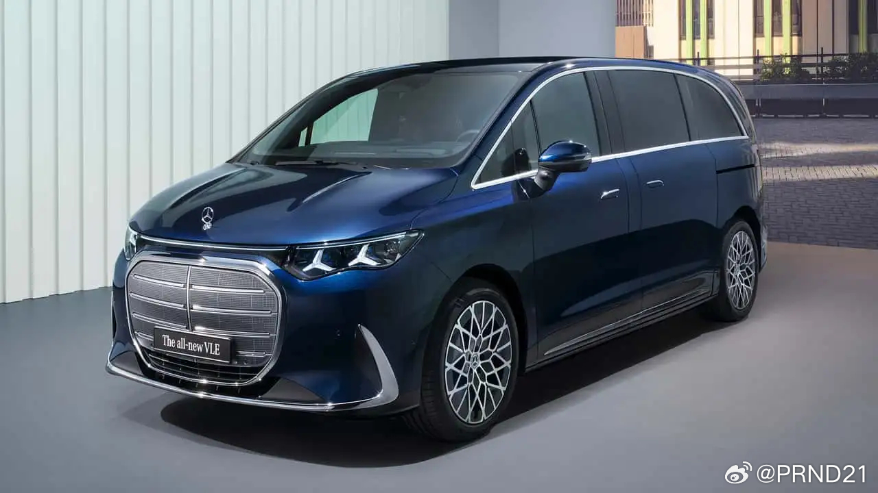 奔驰推出了纯电MPV车型VLE，和概念车一样中网让我想起了七鳃鳗（八目鳗）。和一