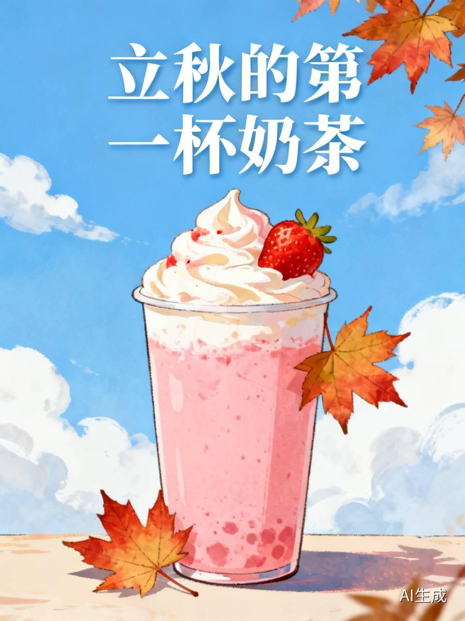 立秋这天，奶茶店又双叒爆单啦！8 月 7 日立秋，朋友圈到处都是“秋天的第一杯奶