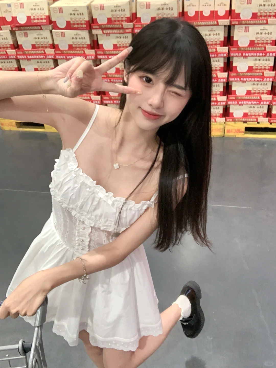 一起逛超市>ᴗO