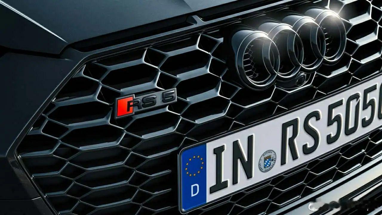 怎么会有这么帅的车！！！奥迪RS5奥迪全新RS5官宣今年登场，品牌首款插电混动R