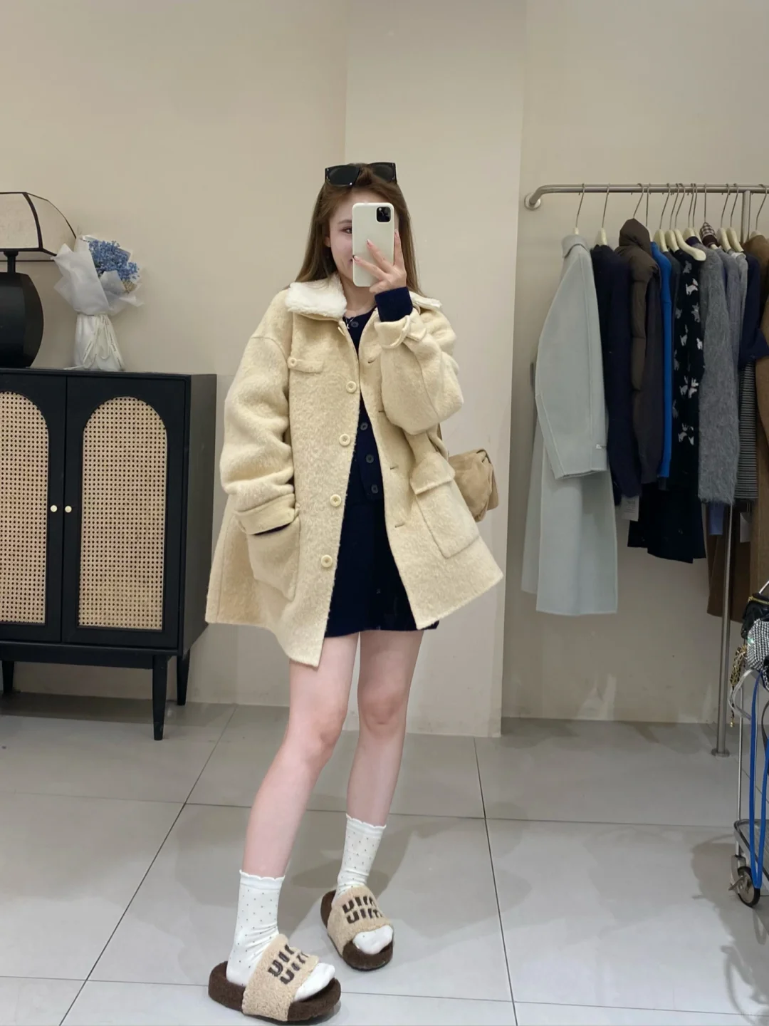 胶片日常🎞️太韩啦～苏力羊绒大衣