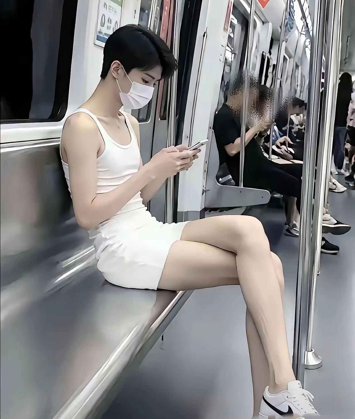 这么干净清爽的小伙儿，恐怕全网找不出第二个，白色贴身背心儿，白色短裤，戴个白色口