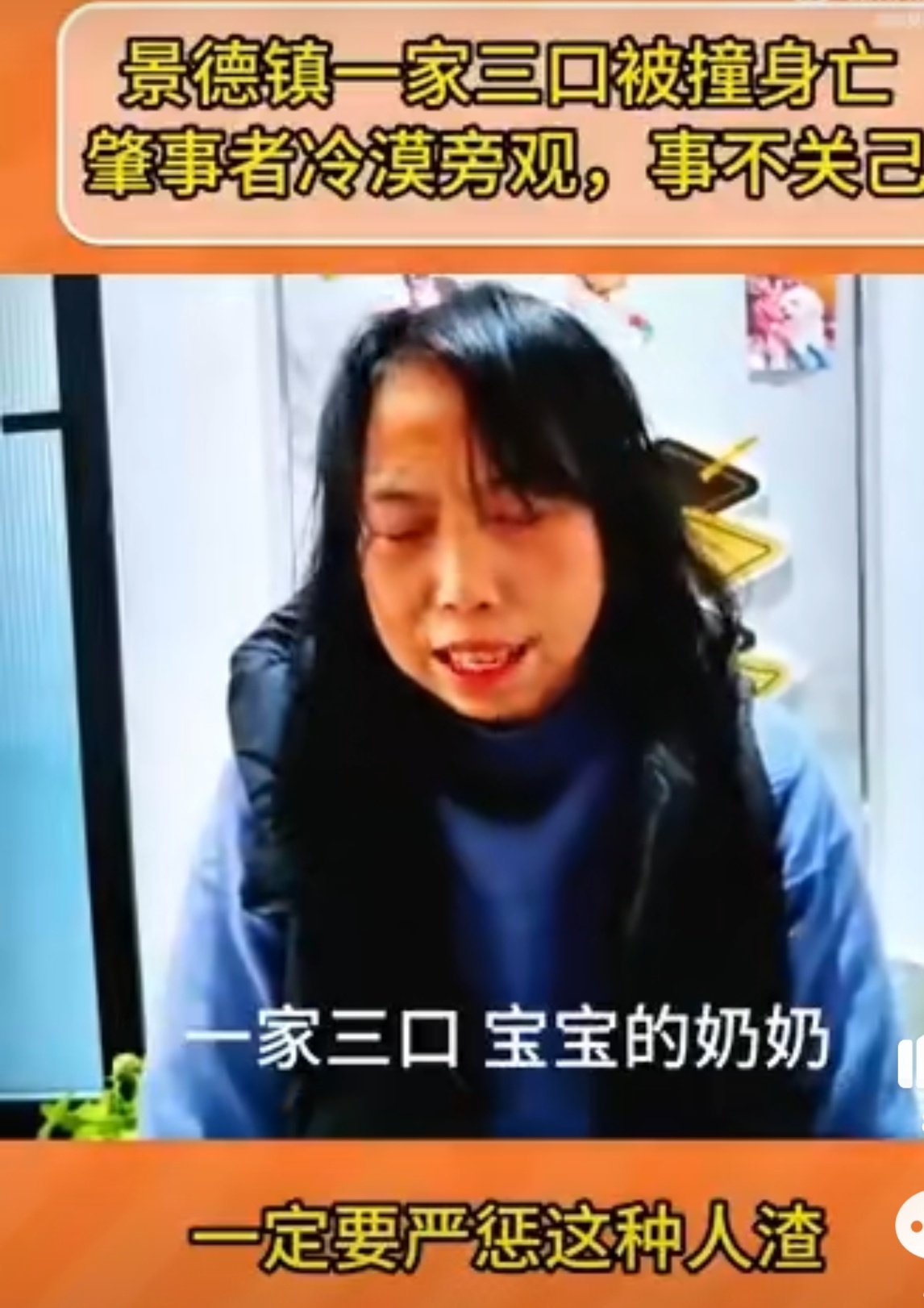 景德镇车祸家属质疑肇事方养老赎罪 生命之殇，正义之求 2024年10月景德镇发生