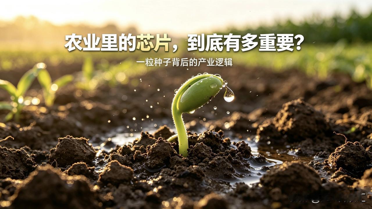 农业里的“芯片”，到底有多重要

粮食安全是底线，种业是农业的“芯片”！

一、