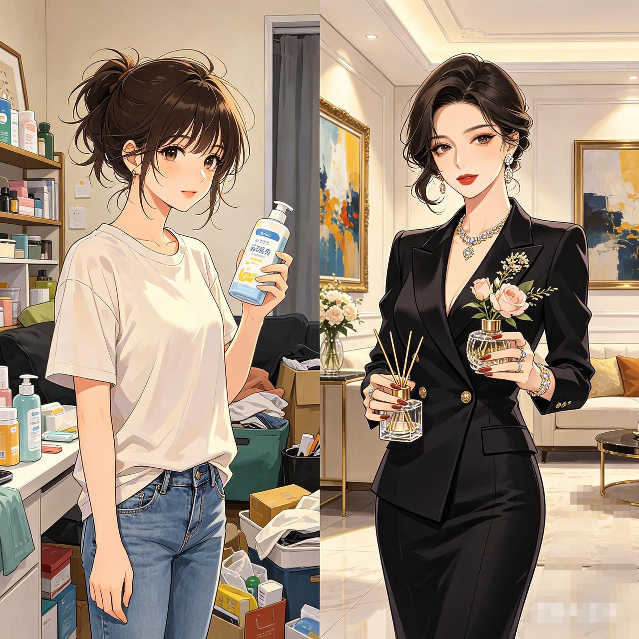 薪资水平基本决定了人的外貌形象：
月薪＜2000：刷牙，出门
2000～3000