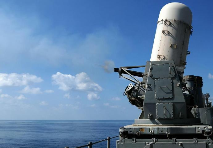 每天认识一件兵器 美国“密集阵”近程防御武器系统“密集阵”近程防御武器系统（Ph