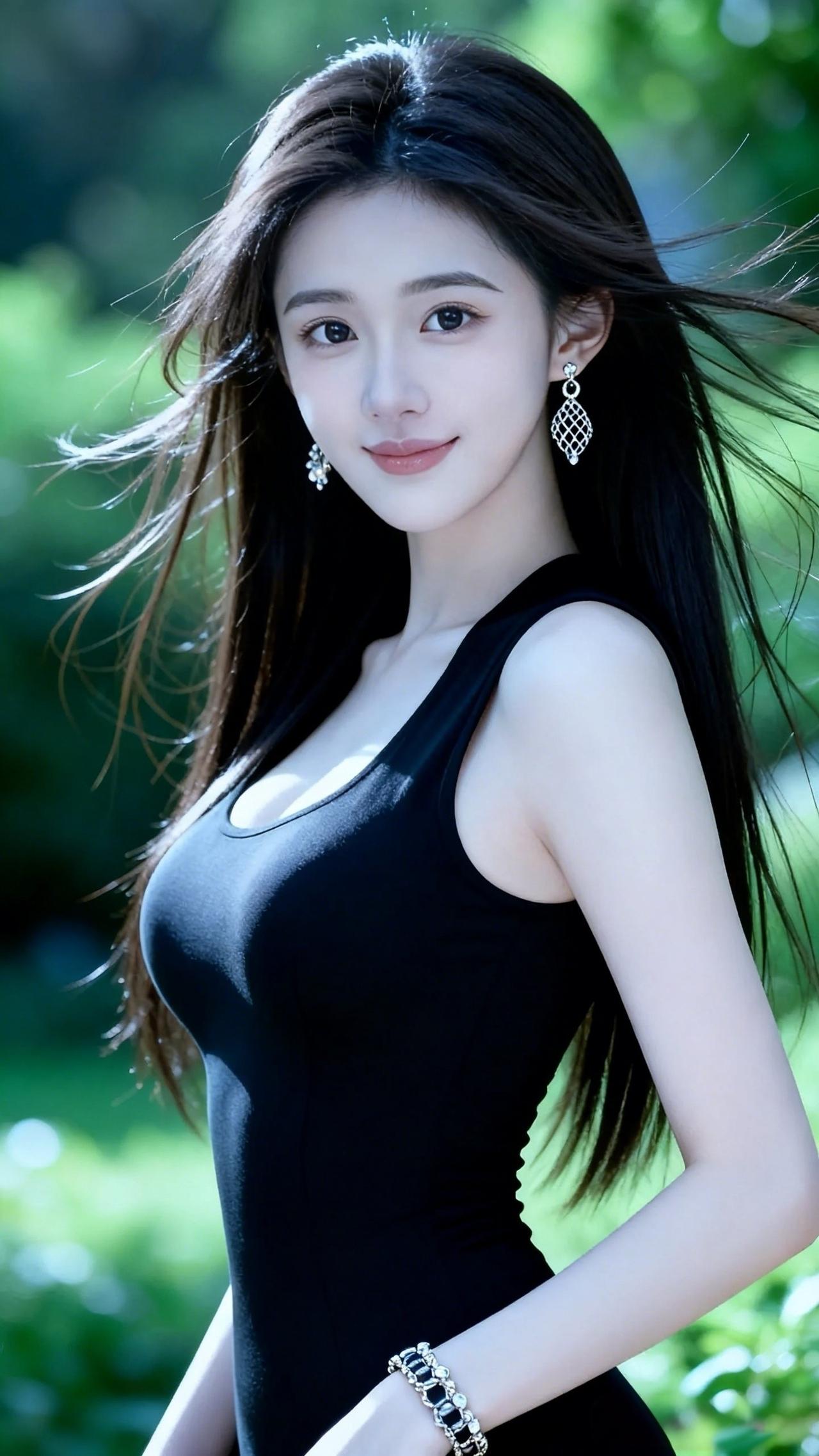 一身黑衣，静享自在风骨，黑色是永不过时的浪漫，简约黑调，藏住万般情绪。
黑色魅力