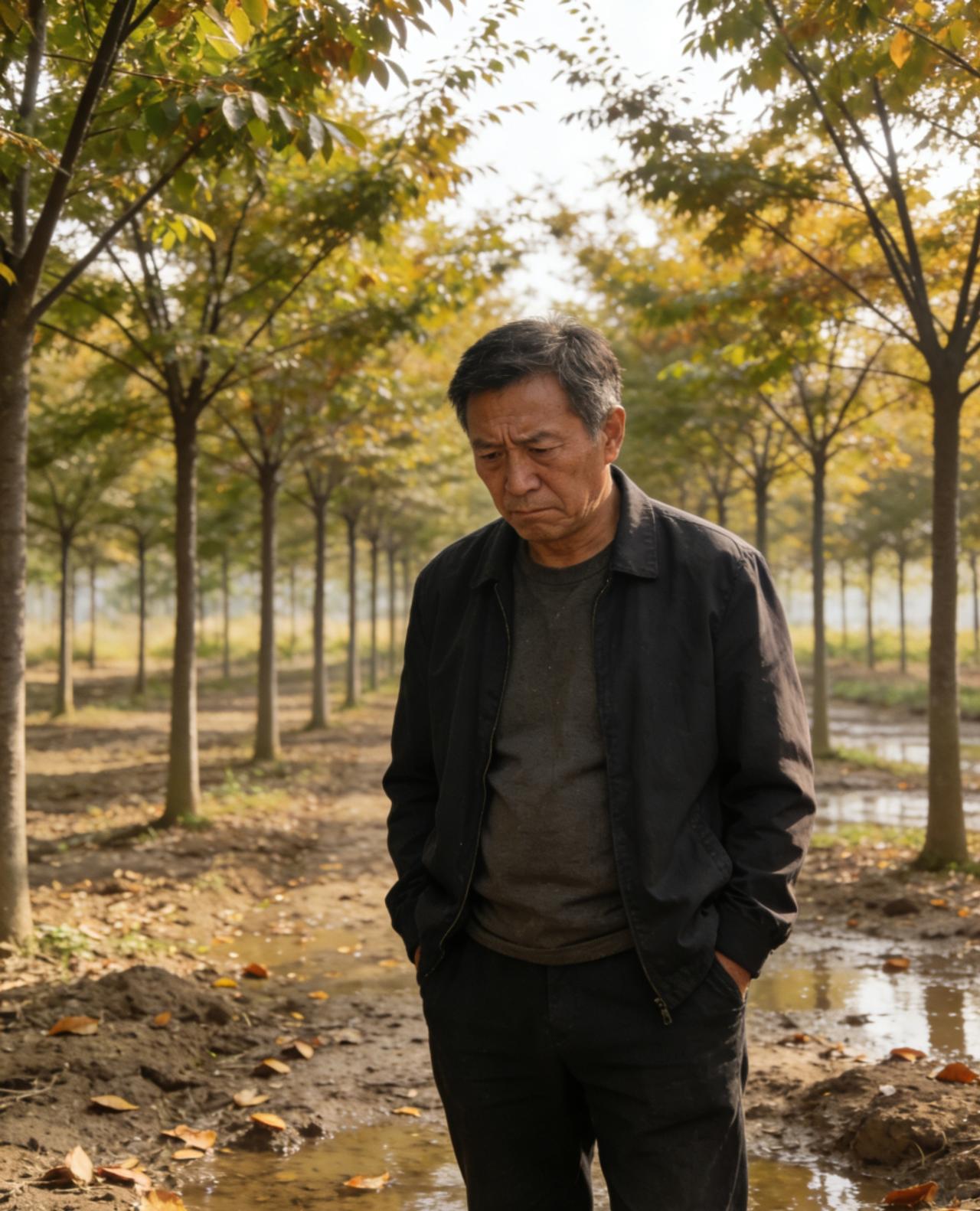 安徽肥西的苗圃老板陈立军，有700多亩榉树，如今却是越卖越亏，心里有苦说不出。