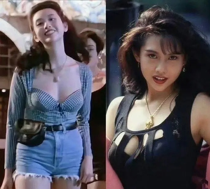 现在的畸形审美真的让女明星们都瘦成皮包骨了，还是以前的港星好看 