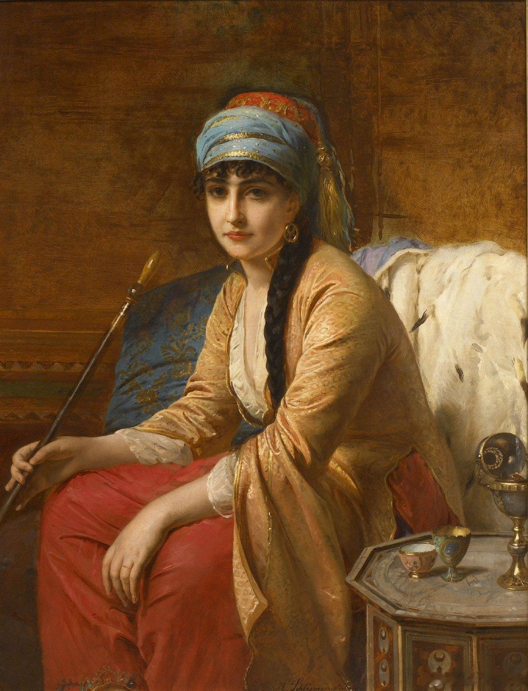 历史知识 历史人物法国画家Henri-Guillaume Schlesinger