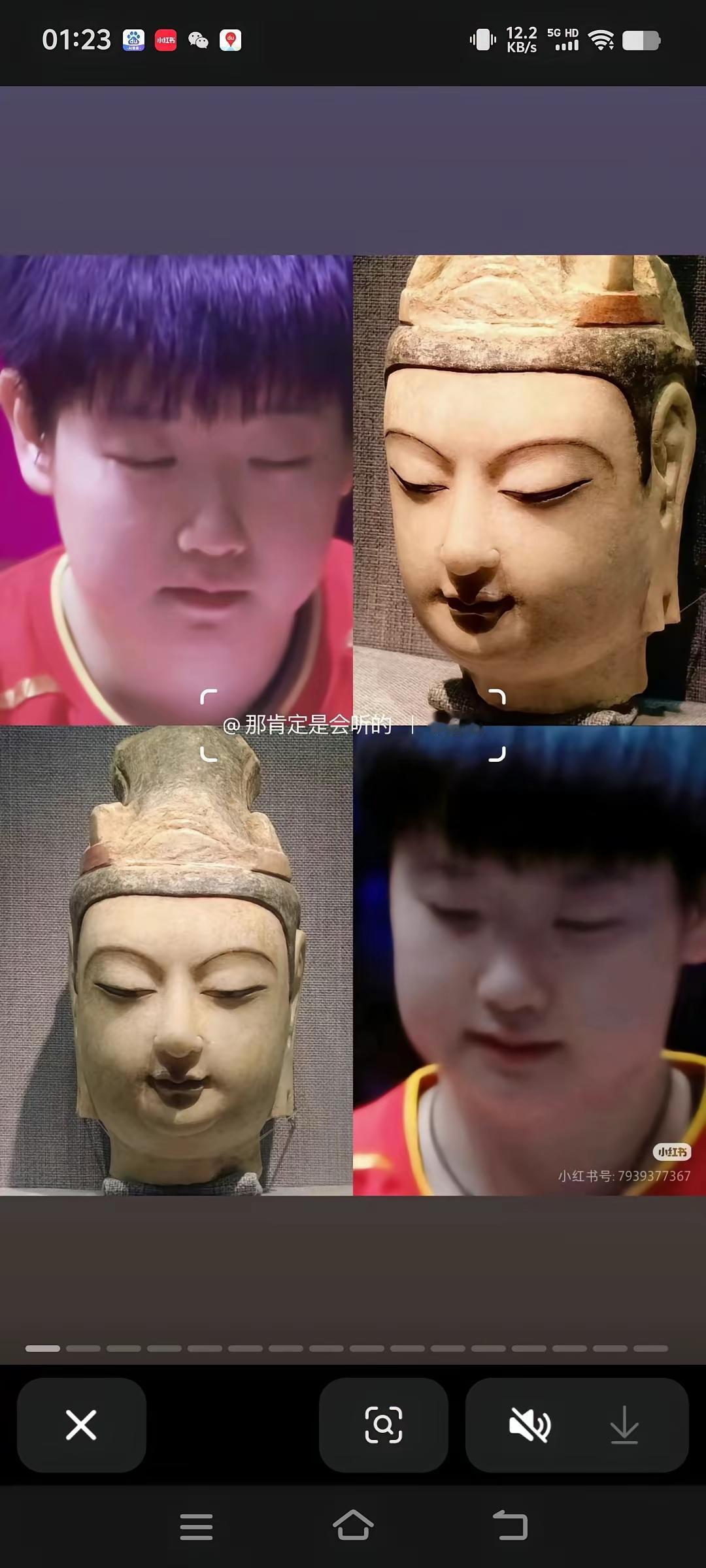 这张图片
看点多多～
套用一句歌词：
我左看右看
上看下看
原来莎莎真不简单～