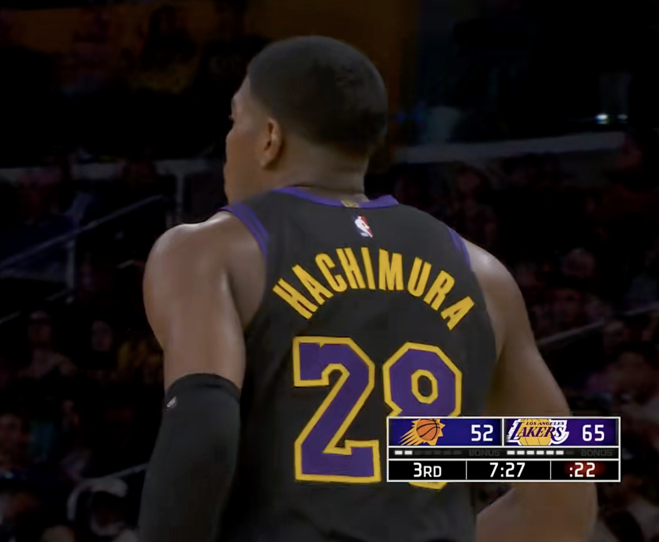 八村三分，关键压哨！ 詹姆斯送出的第7次助攻！太阳vs湖人