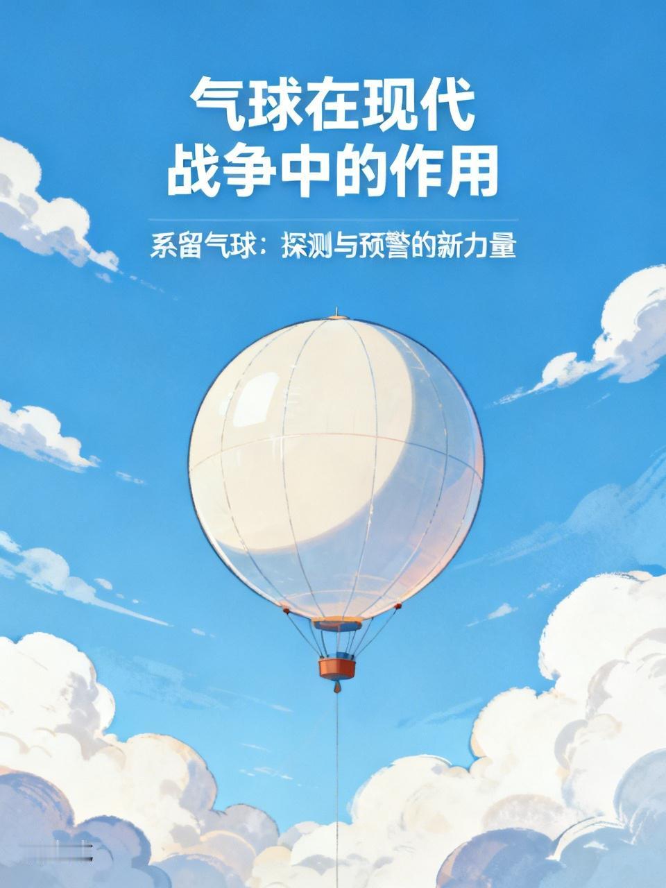 气球在现代战争中的作用可不容小觑。
以前，气球是空中侦察和炮弹落点观察的主力，一