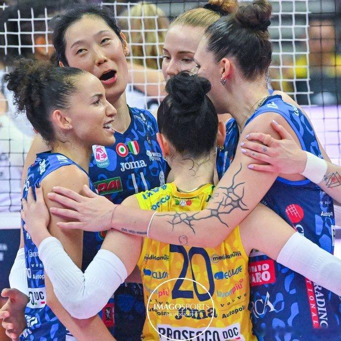 🆕🇮🇹科内利亚诺3-1🇵🇱热舒夫，欧冠取得三连胜📌 30-28 , 