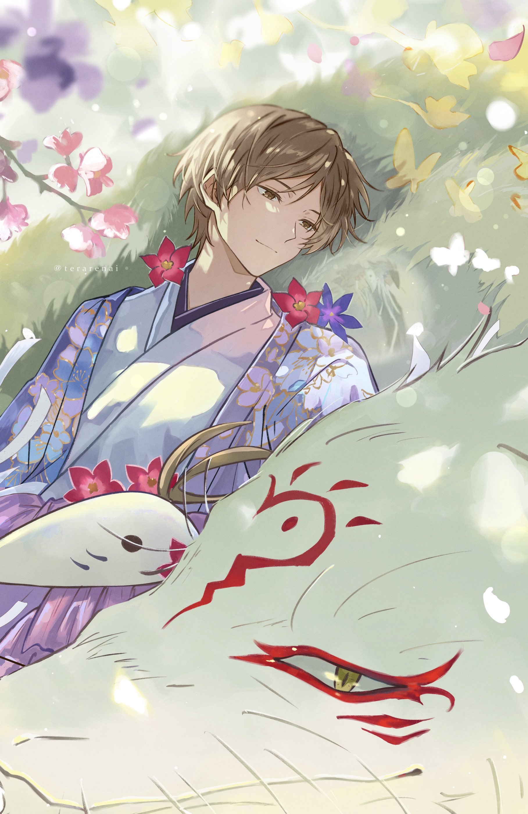 盛夏壁纸大放送动漫仲夏狂欢季 夏目友人帐系列   X：terarenai 