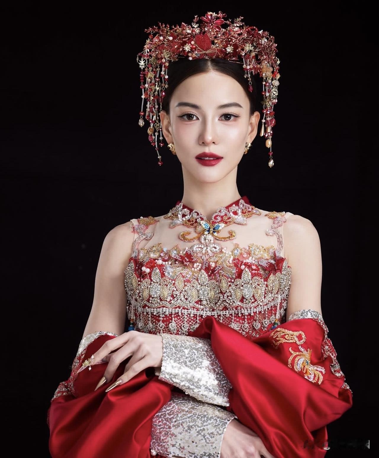 Green的中国风look。。