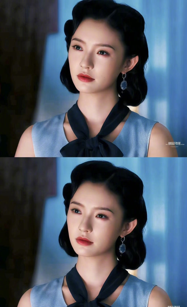 林允好复古的质感好高清的美貌 林允这组图完美诠释“复古质感”和“高清美貌”！波浪