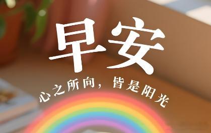早安，靓宝们。 
