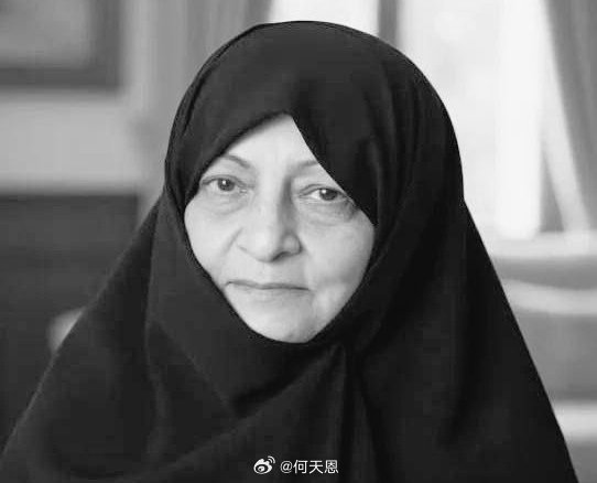 快讯：阿亚图拉阿里·哈梅内伊的妻子，曼苏雷什·霍贾塞赫·巴盖尔扎德因在近期美以的