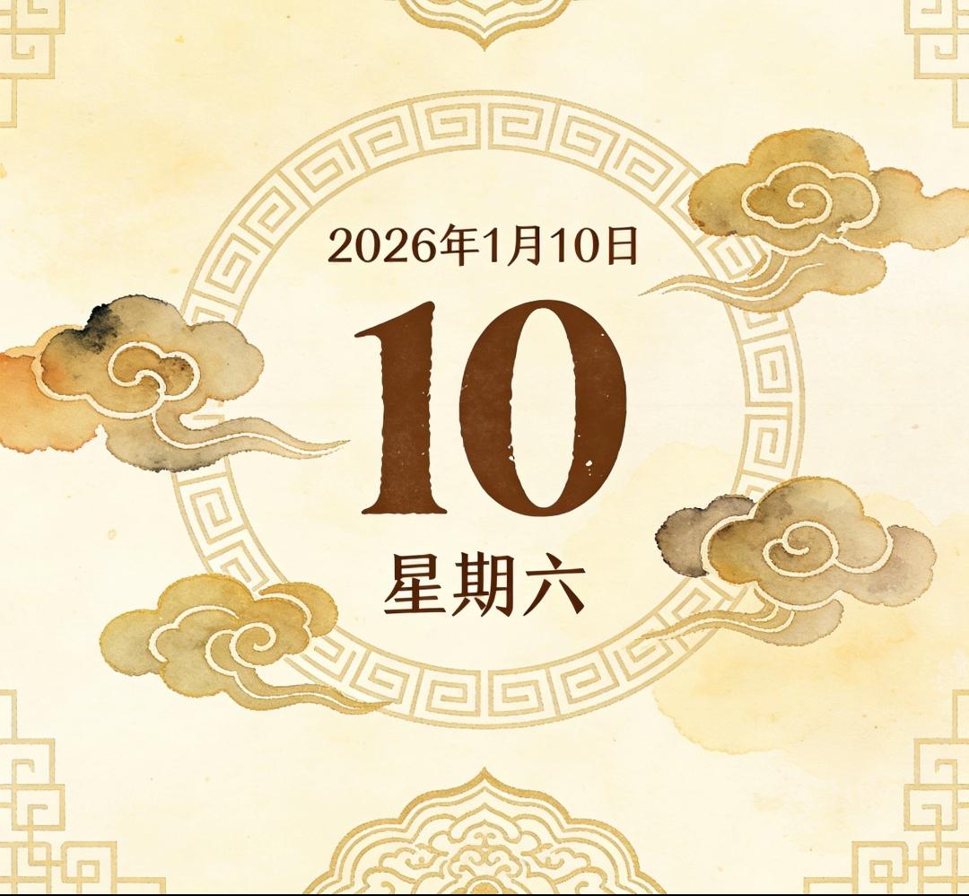 根据老黄历，2026年1月10日（农历冬月廿二）是一个“黄道吉日”，值神“司命”