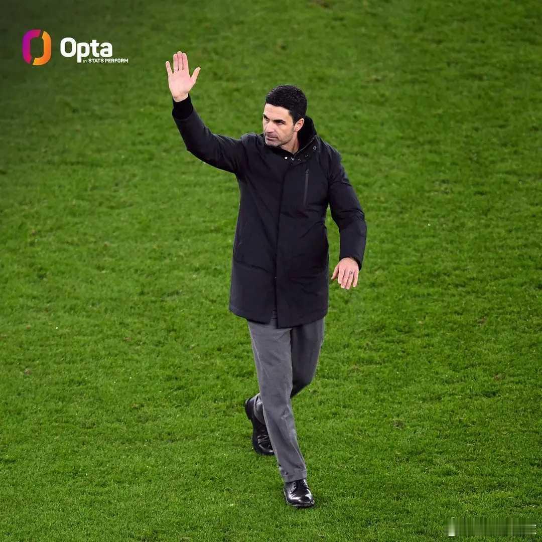 阿森纳4-1大胜维拉，为2023年4月以来英超前三球队的最大分差英超第19轮，领