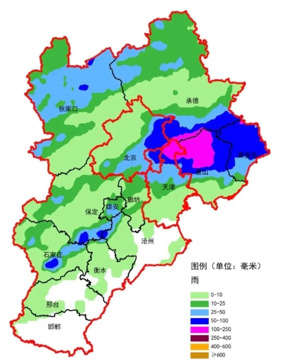 【大暴雨、特大暴雨已出现！河北最新预报→】据气象、水文部门降雨观测数据统计，7月