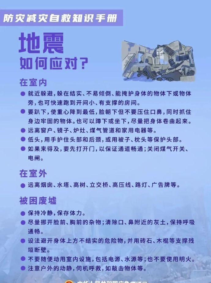 【防灾减灾自救知识手册】自然灾害突发性强、破坏力大，给市民群众生命财产安全带来威